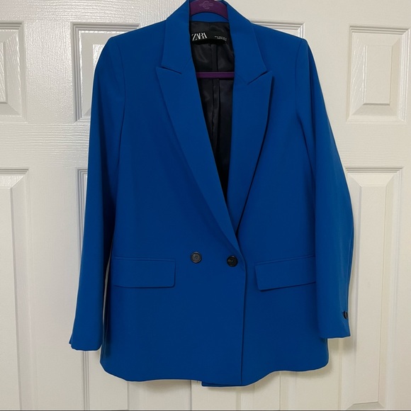 Zara Blue Blazer - Picture 5 of 6